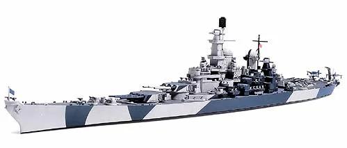 Tamiya 1/700 Uss Iowa Bb-61 Model Kit — box art