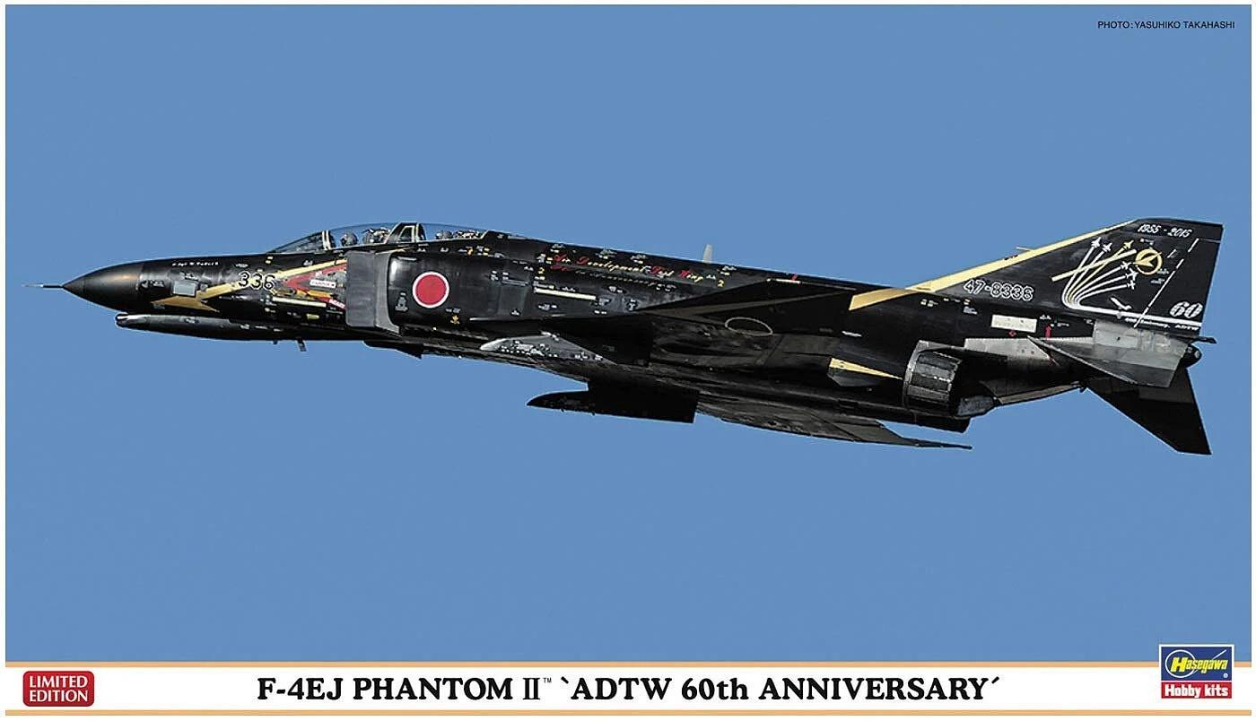 Hasegawa 1/72 F-4EJ Adtw 60th Anniv Model Kit — official product photo 1