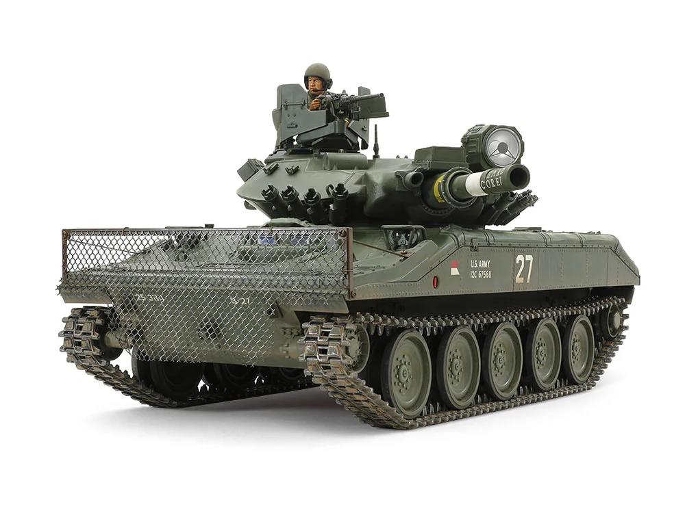 Tamiya 1/16 US Airborne Tank Sheridan Model Kit — official product photo 1