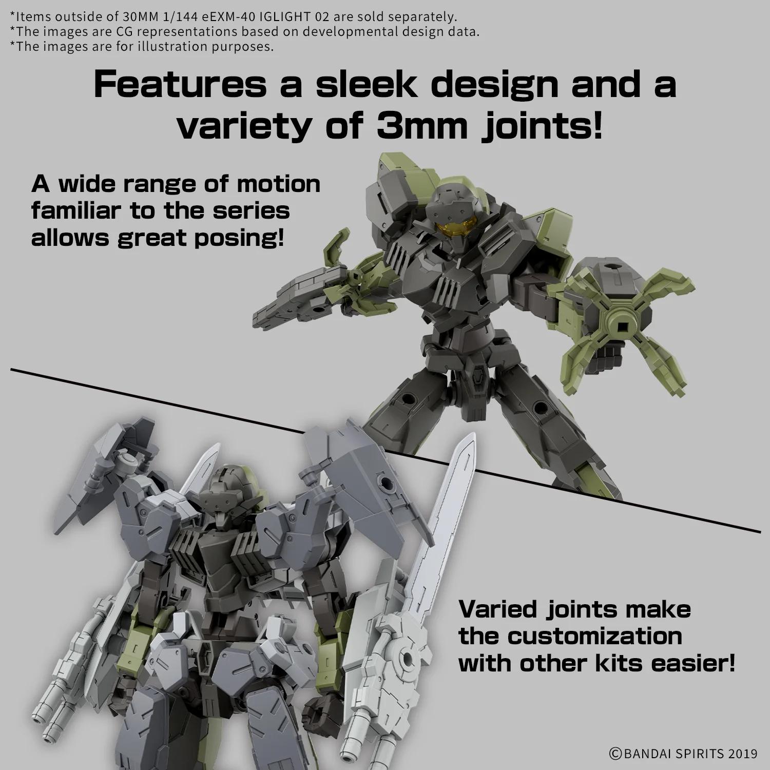 Bandai 1/144 30MM Eexm-40 Iglight 02 Model Kit — official product photo 3