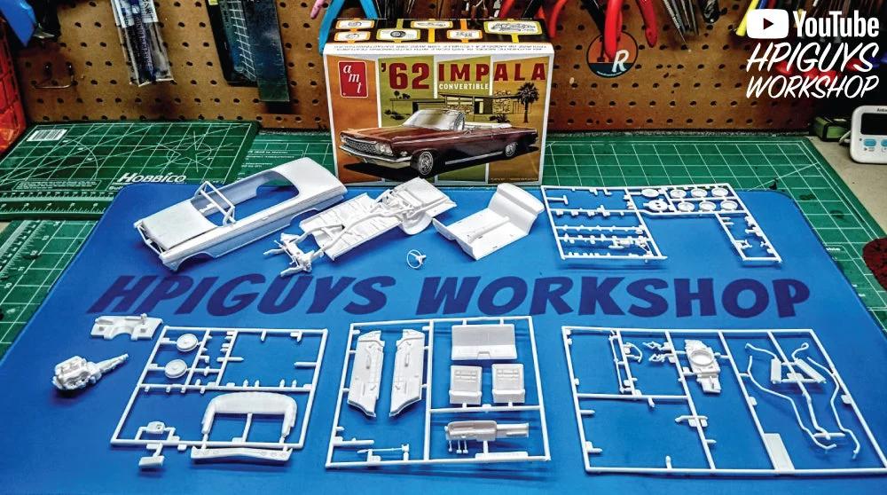 AMT 1/25 62 Chevy Impala Convertible Model Kit — official product photo 5