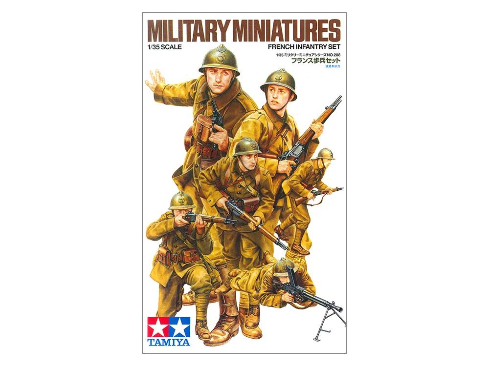 Tamiya 1/35 Ww-ii French Infantry Set Model Kit — official product photo 1