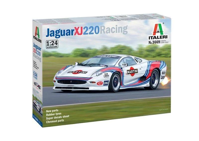 Italeri 1/24 Jaguar Xj220 Racing Model Kit — box art