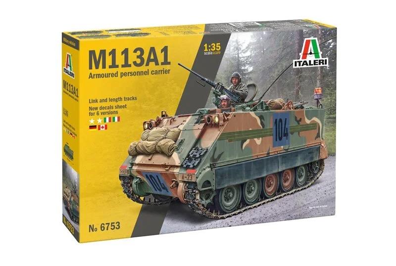 Italeri 1/35 M-113 Apc Model Kit — box art