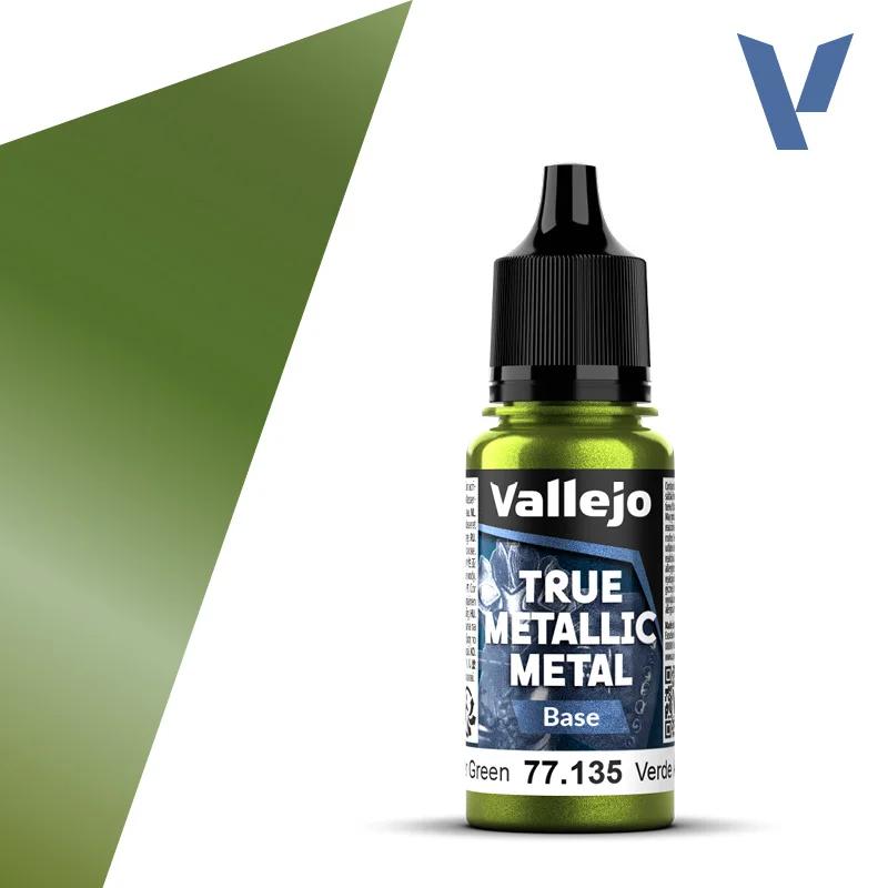 Vallejo True Metallic Amber Greenbase6pk — product photo