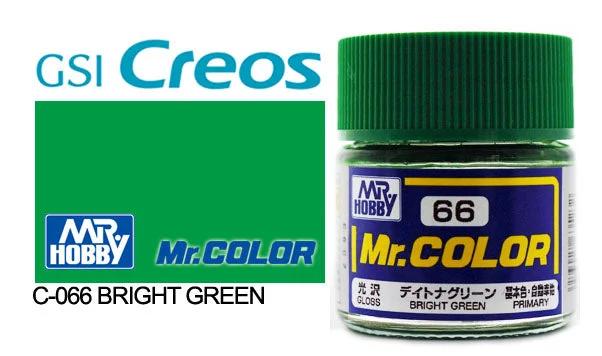 Mr. Color C66 Gloss Bright Green 10ml — product photo