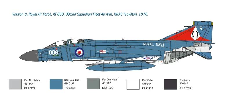 Italeri 1/72 F-4 Phantom Fg 1 Model Kit — official product photo 6
