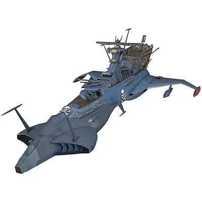 Hasegawa 1/1500 Space Pirate Harlock Arcadia Model Kit — box art