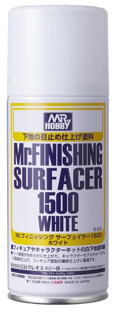 Mr. Hobby Mr. Finishing Surfacer 1500 White (B529) 170 ml — official product photo 1
