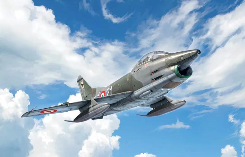Italeri 1/48 Fiat G 91 R1 R3 Gina Model Kit — official product photo 1