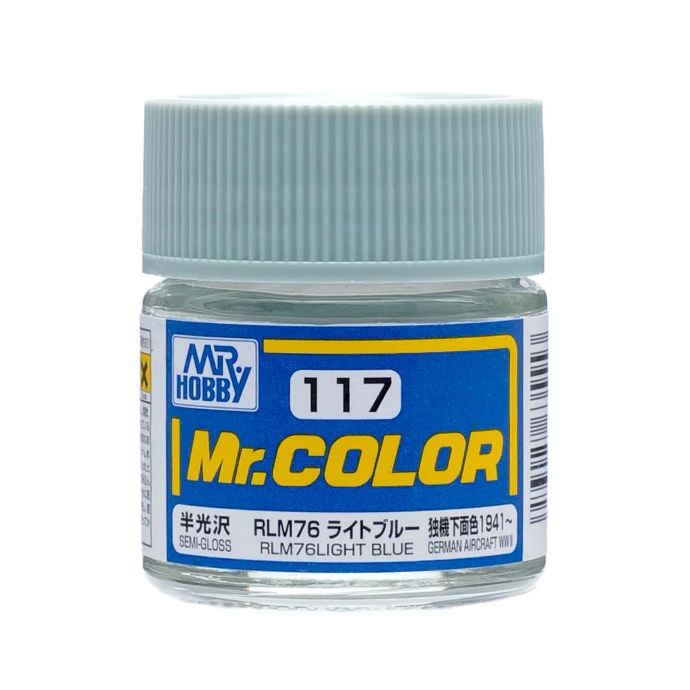 Mr. Hobby Mr. Color RLM76 Light Blue (C117) 10 ml — official product photo 1