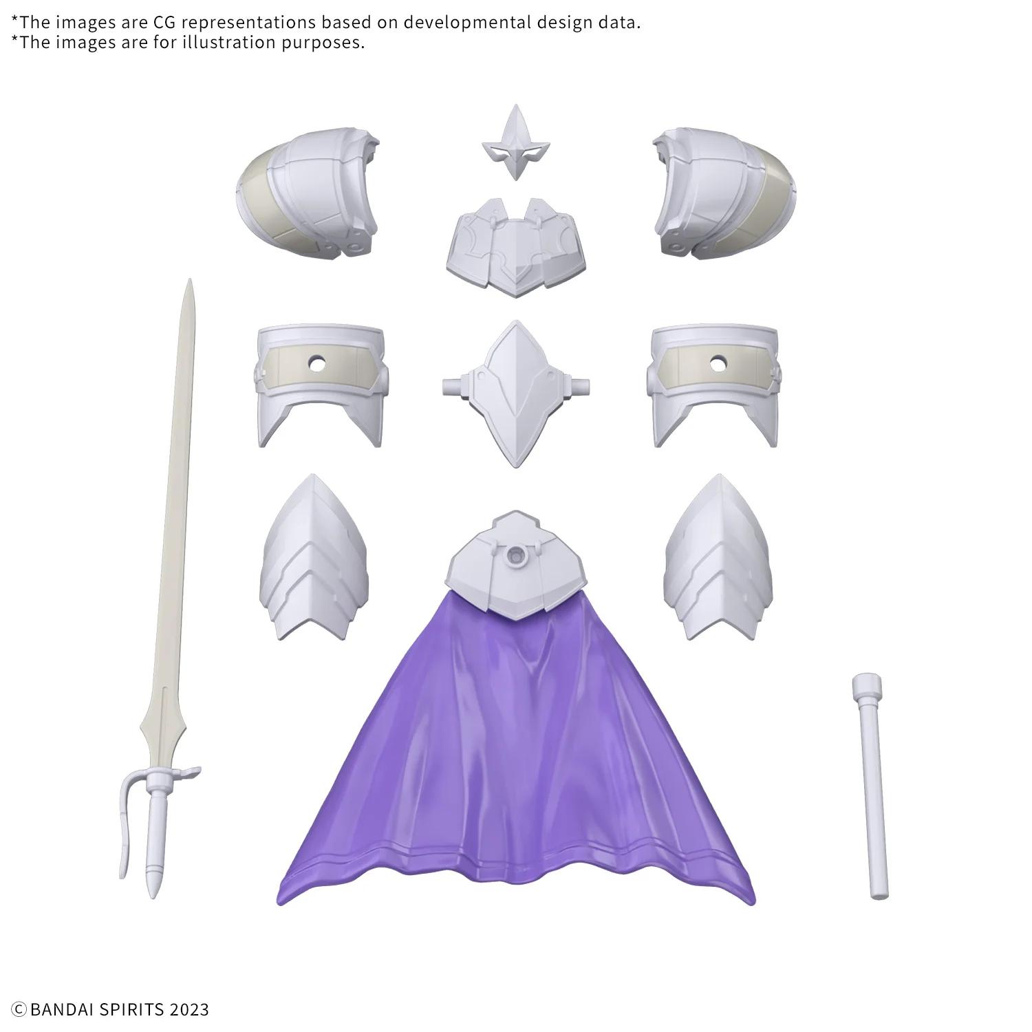 Bandai 1/144 30MF Liber Enchanter Class Up Armor Model Kit — official product photo 1