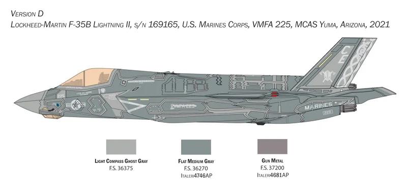 Italeri 1/48 F-35B Lightning II Stovl Model Kit — official product photo 6