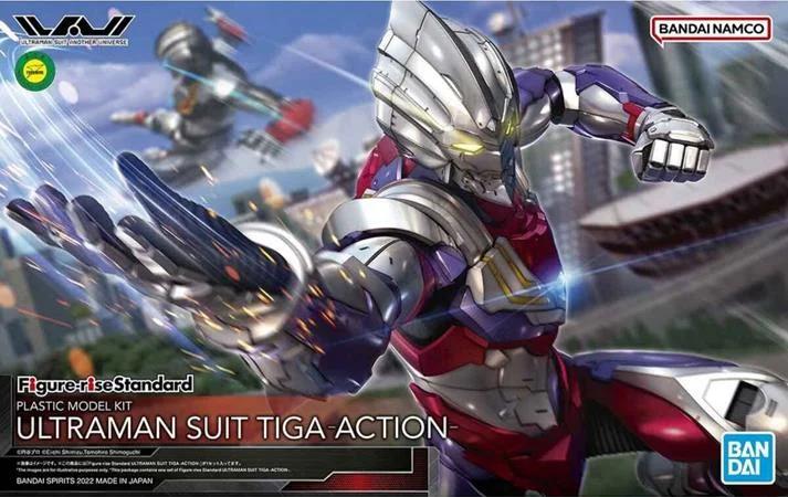 Bandai Ultraman Tiga-action Fig-rise Std Model Kit — box art