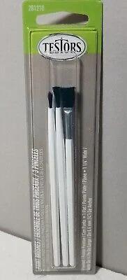 Testors 3 Brush Pack 12pk