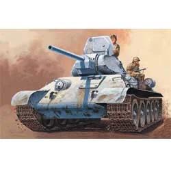 Italeri 1/72 T-34 76 Russian Tank Model Kit — box art