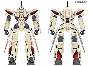 Hasegawa 1/72 YF-19 Battroid Poseable Model Kit — box art