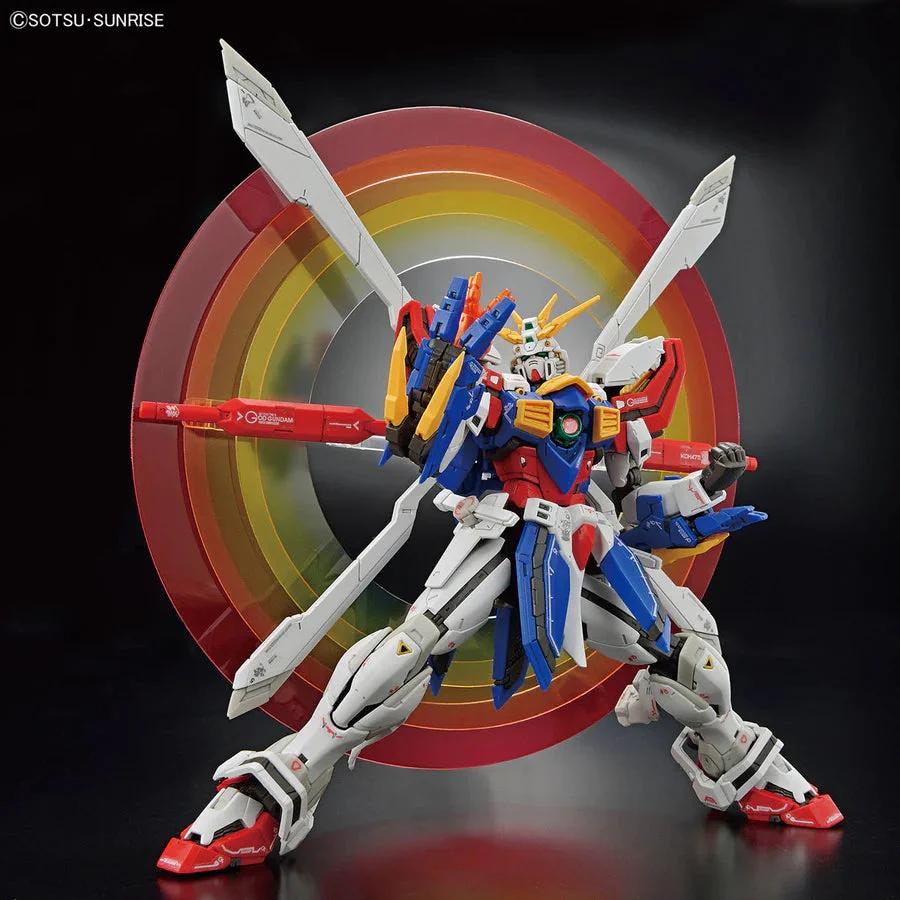 Bandai 1/144 RG God Burning Model Kit — official product photo 1