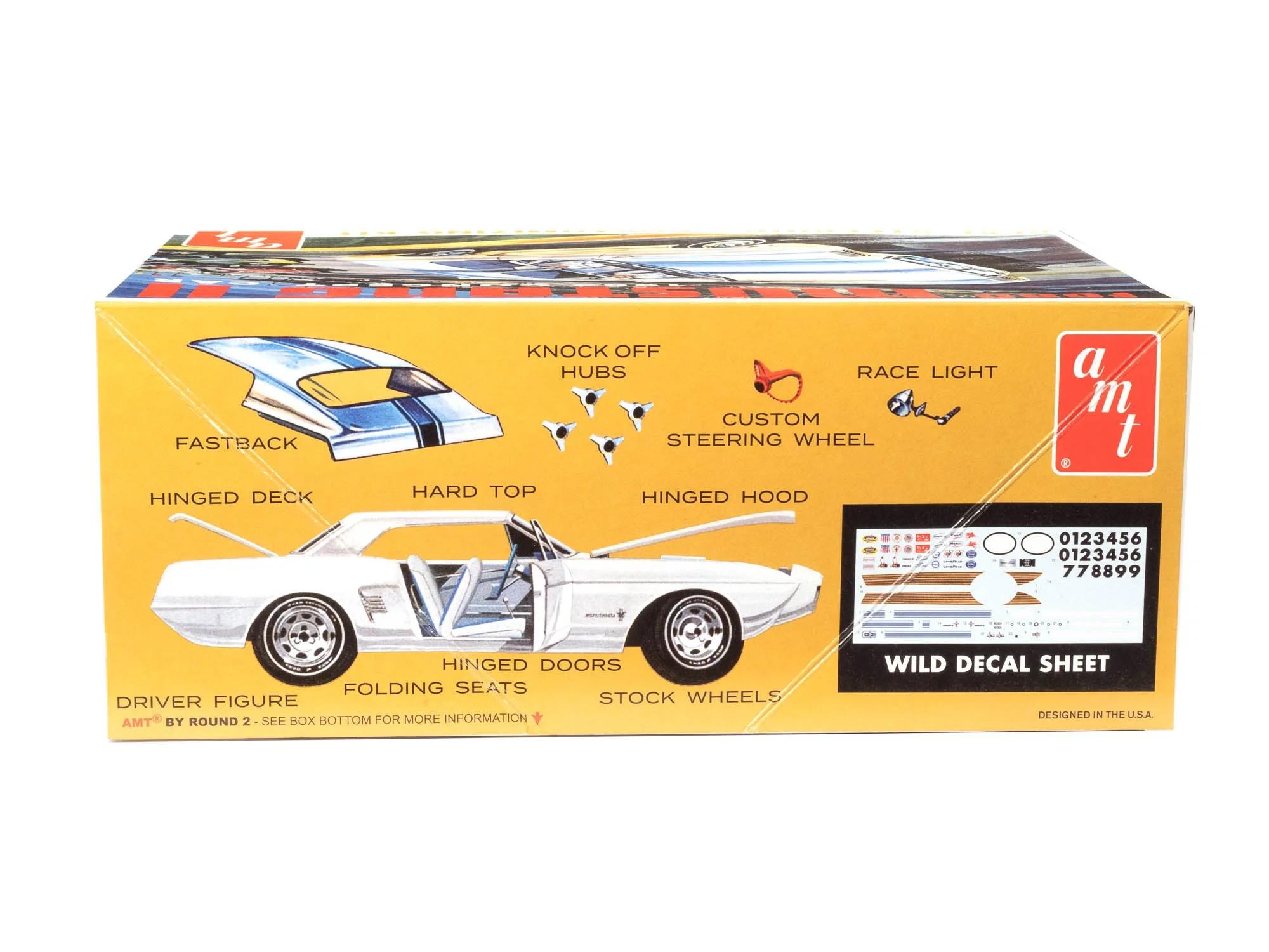 AMT 1/25 63 Ford Mustang II Concept Model Kit — official product photo 4