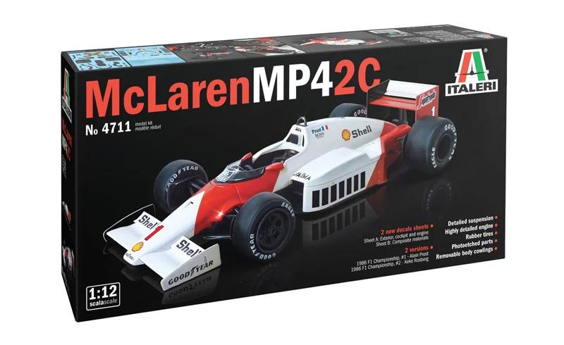 Italeri 1/12 Mclaren Mp4-2c Formula 1 Model Kit — official product photo 2