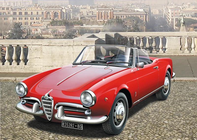 Italeri 1/24 Giulietta Spider 1600 Model Kit — official product photo 1