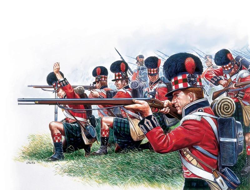 Italeri 1/72 Highlander Infantry Model Kit — official product photo 1