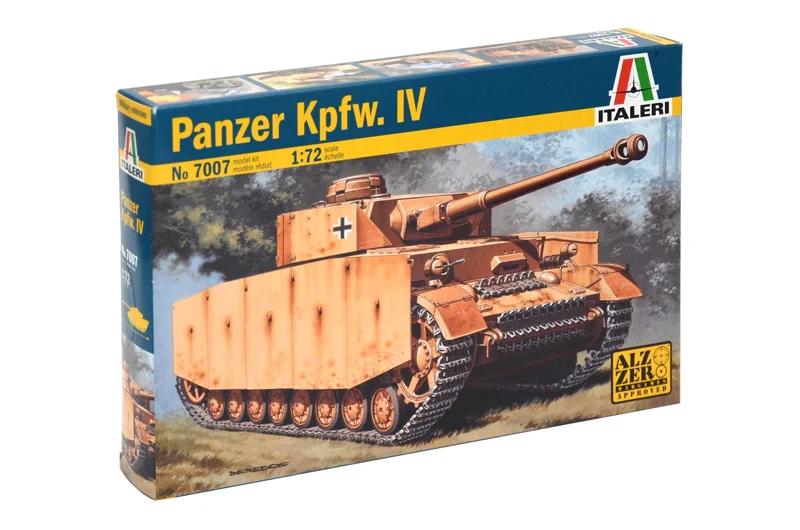 Italeri 1/72 Pzkpfw IV German Tank Model Kit — official product photo 1