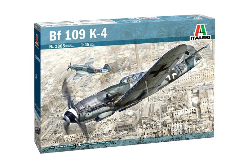 Italeri 1/48 Messerschmitt Bf 109k-4 Model Kit — official product photo 1
