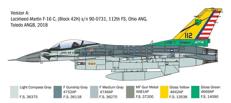 Italeri 1/48 F-16C Fighting Falcon Model Kit — official product photo 3