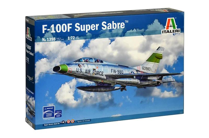 Italeri F100f Supersabre USAF Fghtr 72 Model Kit — official product photo 1