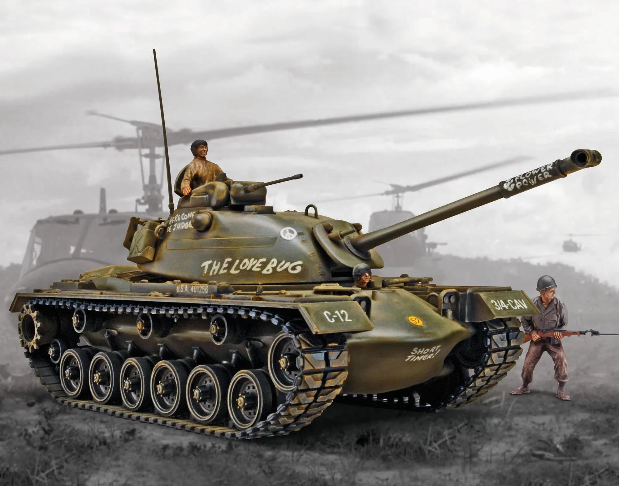 Revell 1/35 M48 A2 Patton Tank Model Kit — official product photo 5