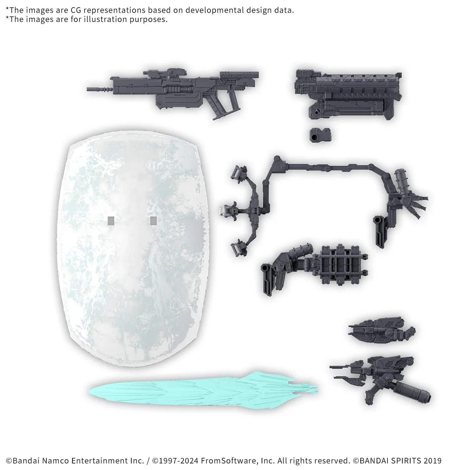 Bandai 1/144 30MM Option Parts Set Rubicon Weapon Set — product photo