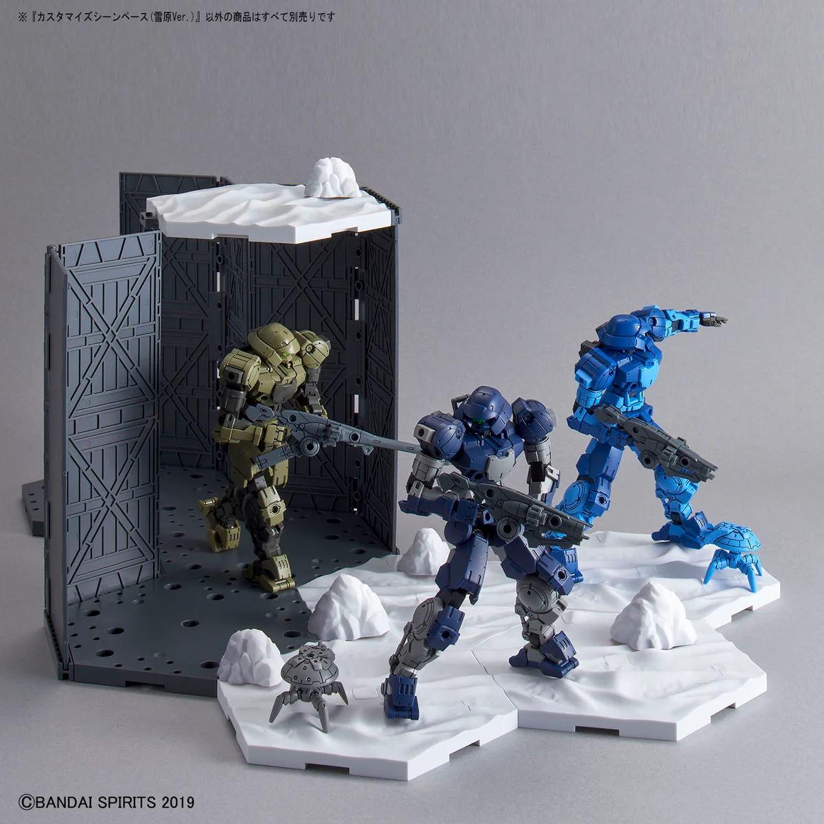 Bandai 03 Customize Scene Base Snowfield Model Kit — official product photo 5