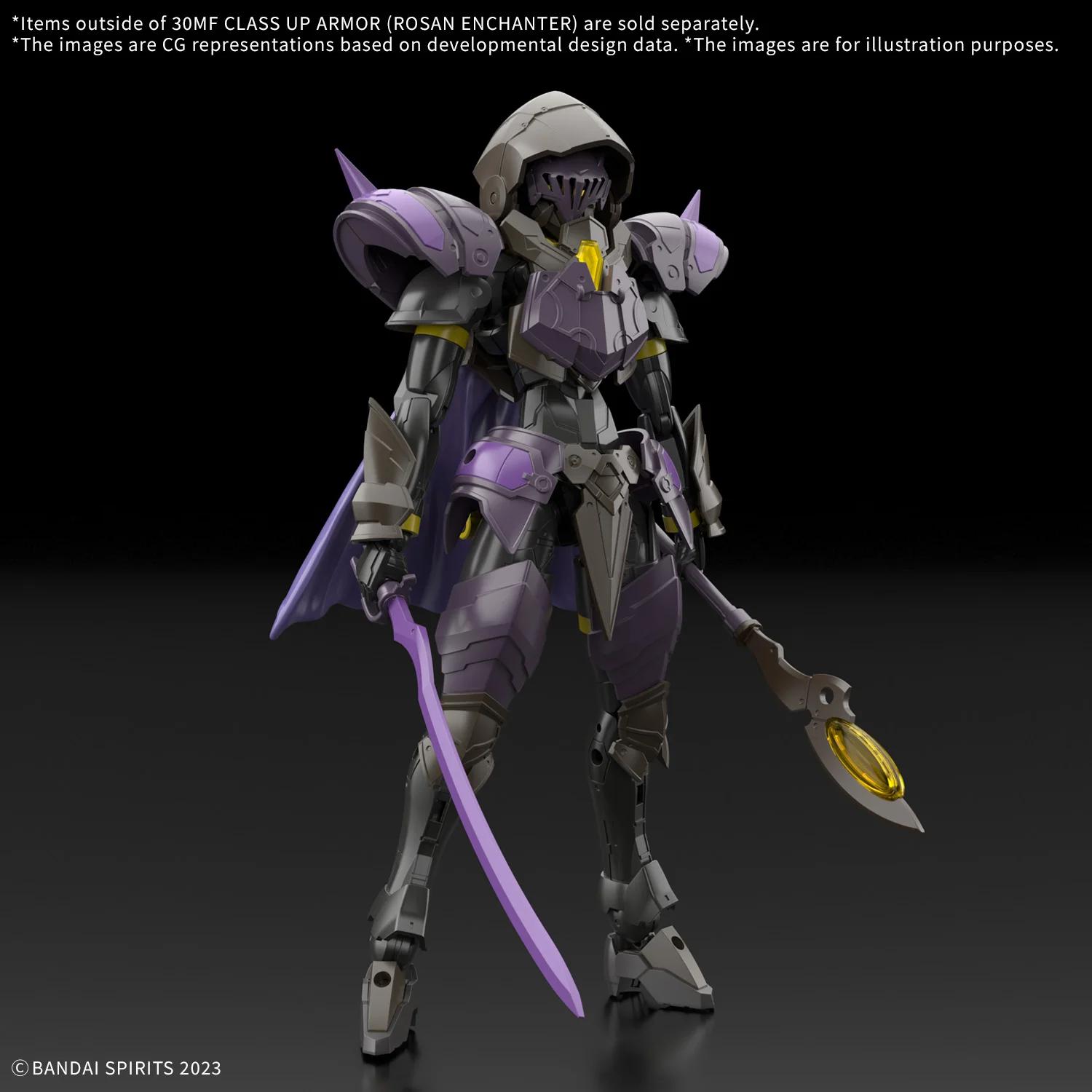 Bandai 1/144 30MF Rosan Enchanter Class Up Armor Model Kit — official product photo 3
