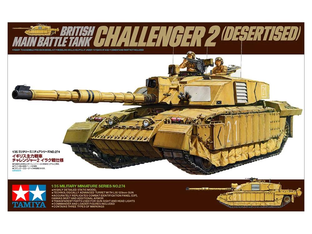 Tamiya 1/35 British Mbt Challenger 2 Model Kit — official product photo 1