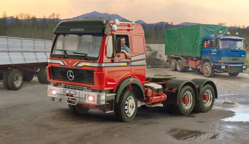 Italeri Mercedes Benz 2238 6x4 Model Kit — official product photo 1