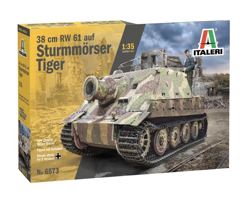 Italeri 1/35 38cm Rw 61 Auf Sturmmoser Tiger Model Kit — official product photo 2