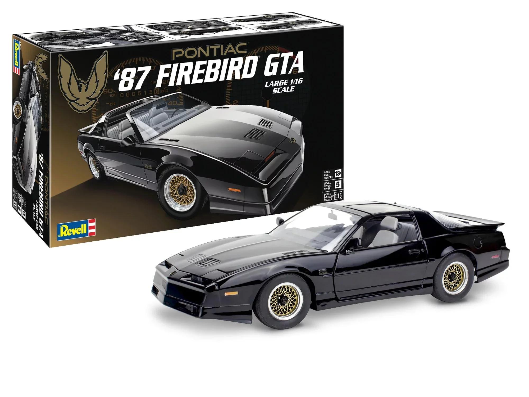 Revell 1/16 87 Pontiac Firebird Gta Model Kit — official product photo 1
