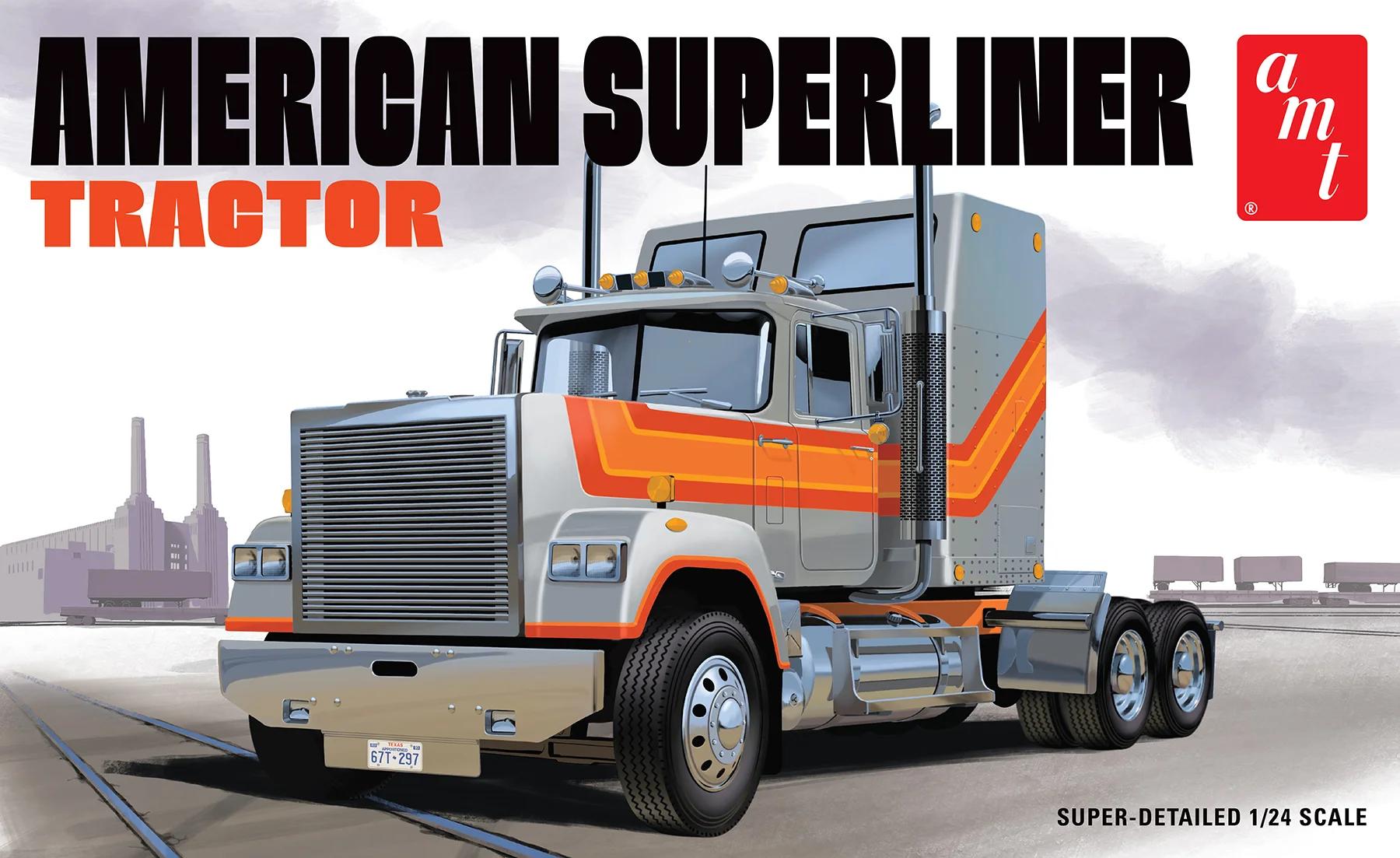 AMT 1/24 American Superliner Semi Tractor Model Kit — box art