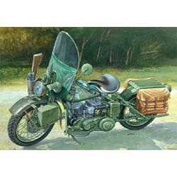 Italeri US Army WWII Motorcycle 1 9 Model Kit — box art