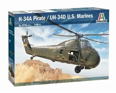 Italeri 1/48 H-34 Pirate Ud US Marines Model Kit — box art