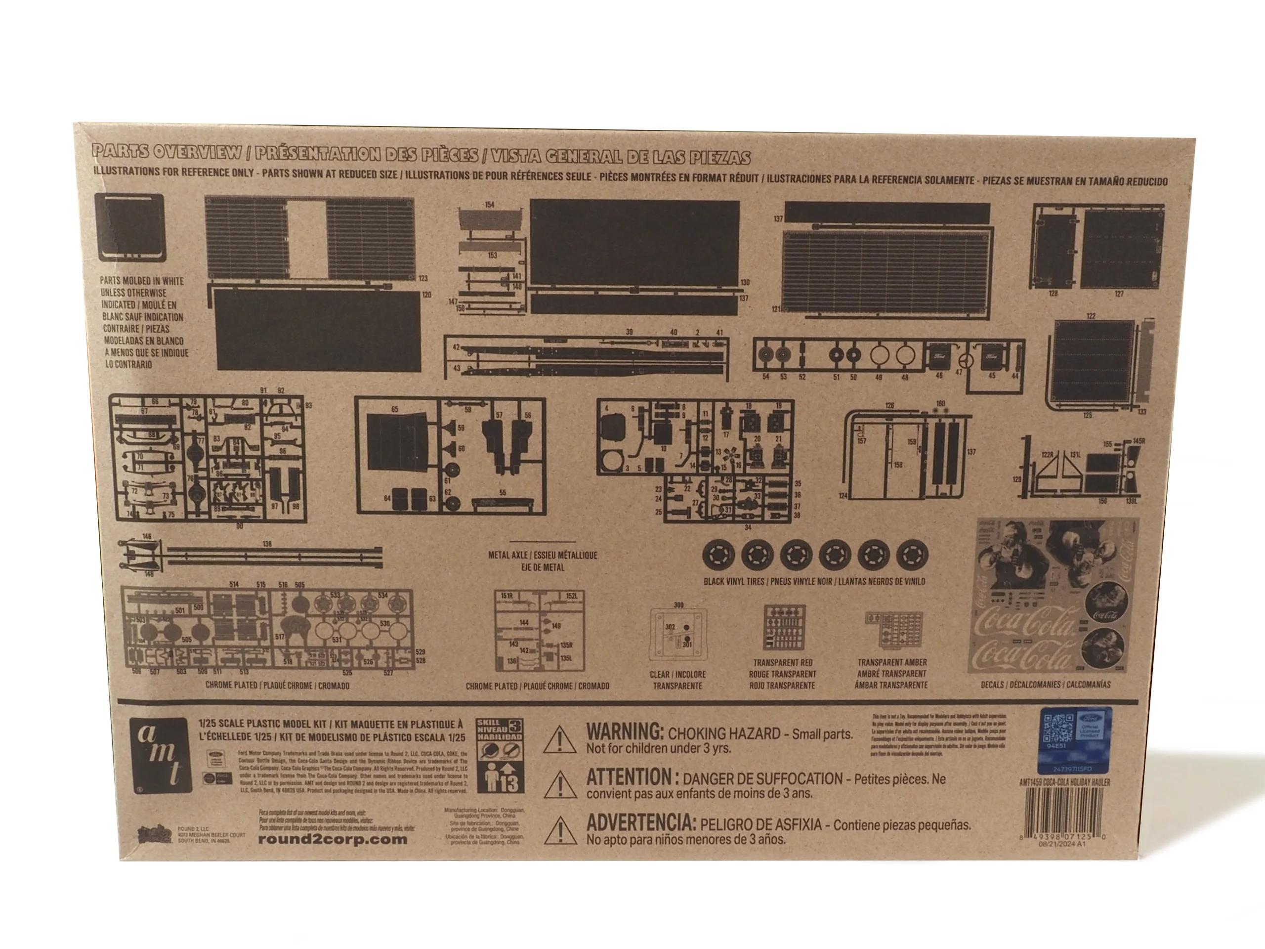 AMT 1/25 C-600 Ford Delivery Truck Coke-cola Model Kit — official product photo 4