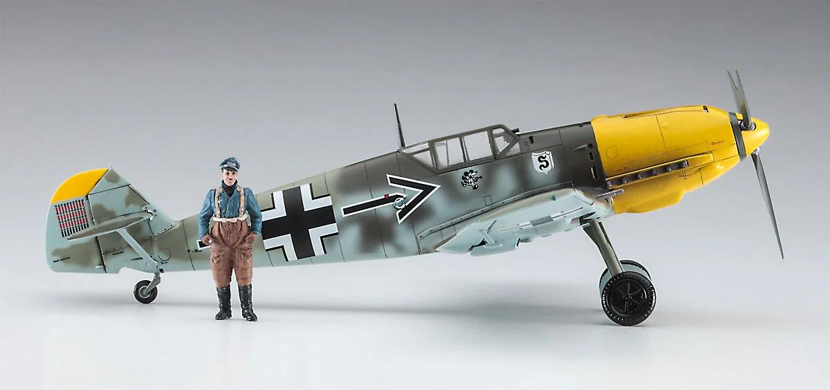 Hasegawa 1/48 Messerschmitt Bf109e-4 N Galland Model Kit — official product photo 2