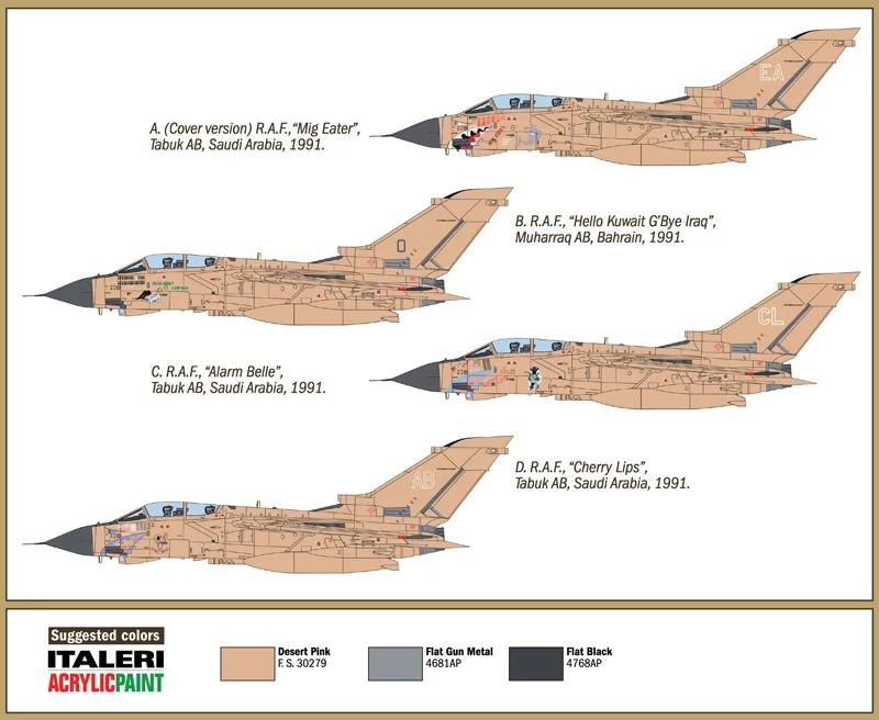 Italeri 1/72 Tornado Gr 1 RAF Fghter Model Kit — official product photo 3
