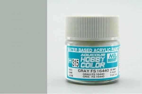 Mr. Hobby Aqueous Hobby Color H315 Gray FS16440 (US Navy Aircraft Standard Color) 10ml — product photo