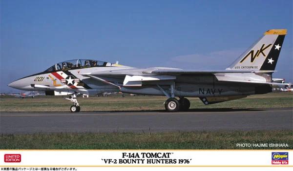 Hasegawa 1/72 F-14A Tomcat Vf2 Bounty Hunters 76 Model Kit — official product photo 1