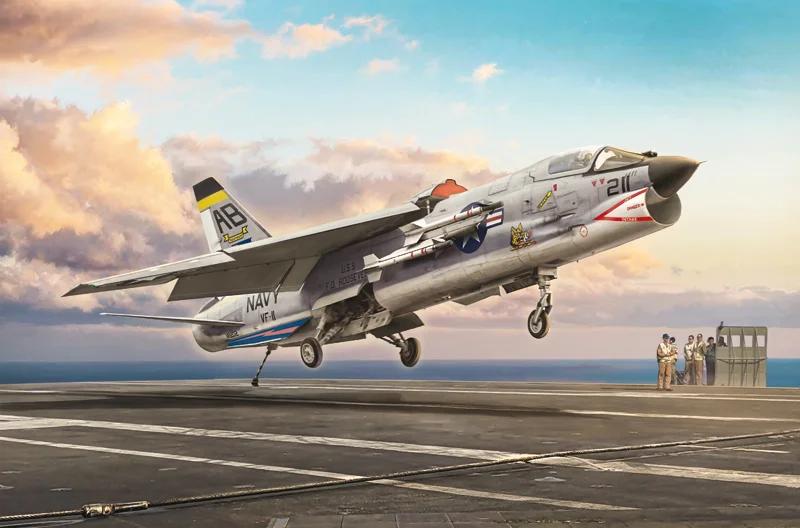 Italeri 1/72 F-8E Crusader Model Kit — official product photo 1