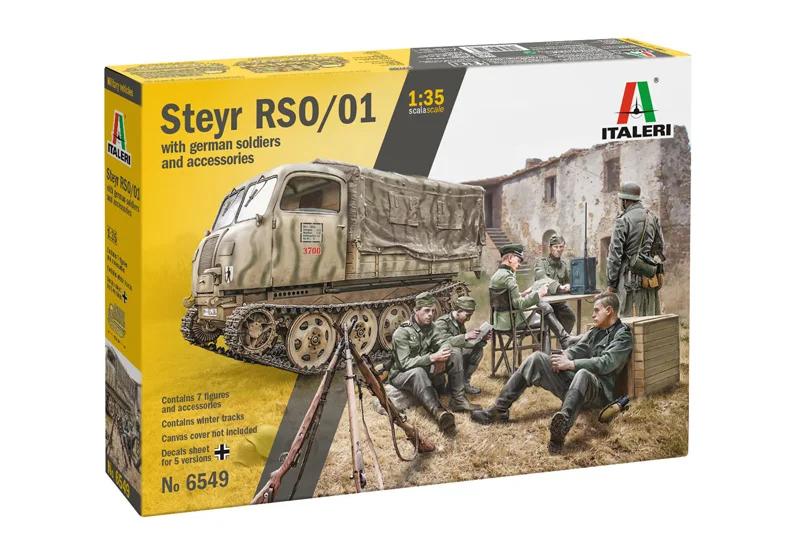 Italeri German Steyr Rso 01 Tractor 35 Model Kit — official product photo 2