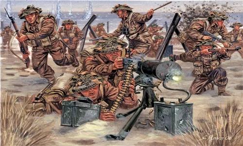 Italeri 1/72 WWII British Infantry Model Kit — official product photo 1