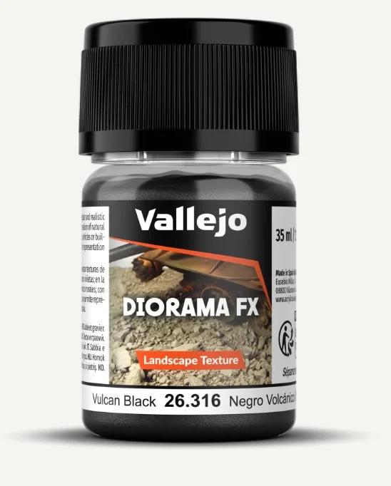 Vallejo Vulcan Black 0 1-0 6mm Landscape Dio Fx — product photo